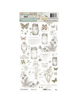 49 & MARKET THE QUIET OBSERVER 6x12 ESSENTIALS RUB-ONS
