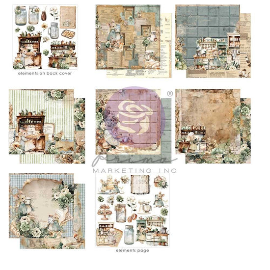 Prima Marketing Double-Sided Paper Pad 12"X12" 14/Pkg The Home Baker