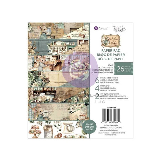 Prima Marketing Double-Sided Paper Pad 6"X6" 26/Pkg The Home Baker