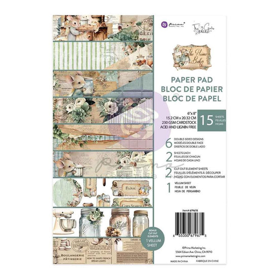 Prima Marketing Double-Sided Paper Pad 6"X8" 15/Pkg The Home Baker