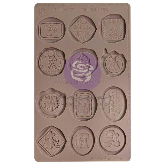 Prima Marketing Decor Mould 5"X8"X8mm Sweet Seals The Home Baker