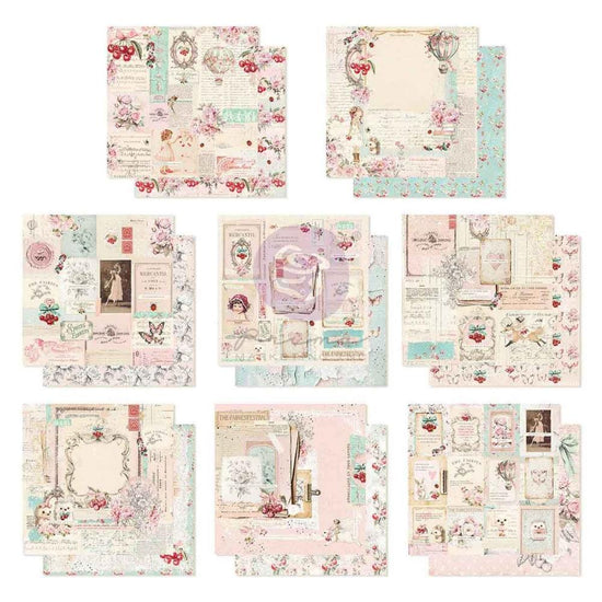Prima Marketing Double-Sided Paper Pad 12"X12" 14/Pkg Cherry Sweet By Frank Garcia