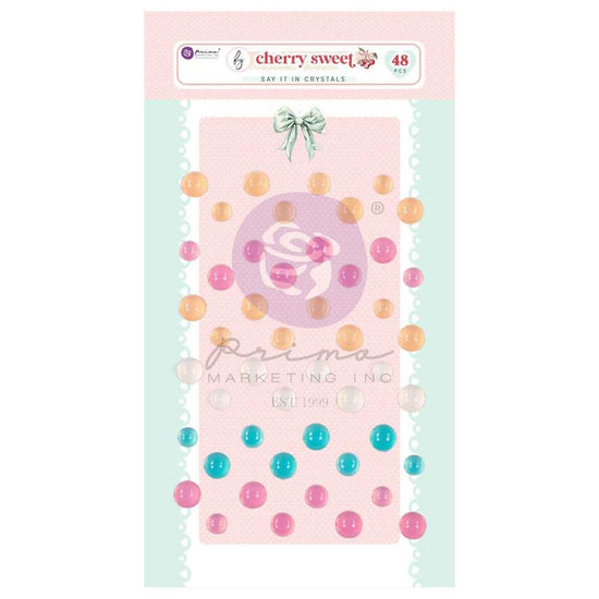 Prima Marketing Say It In Crystals 48/Pkg Cherry Sweet By Frank Garcia