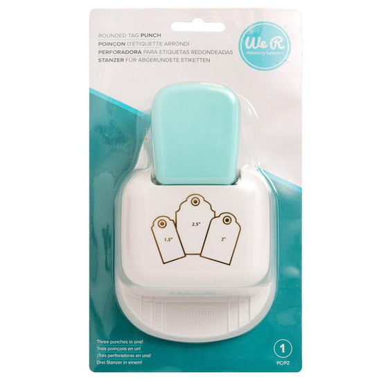 We R Memory Keepers 3-In-1 Punch Rounded Tag