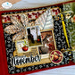 PRE ORDEN Elizabeth Craft Seasonal Words & Leaves Stamp and Die Set PRE ORDEN