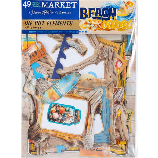 49 And Market Die Cuts Elements, Beach Vibes