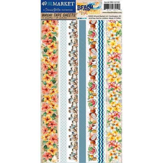 49 And Market Washi Tape Sheets Beach Vibes