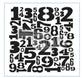 TCW764 Number Scramble Stencil