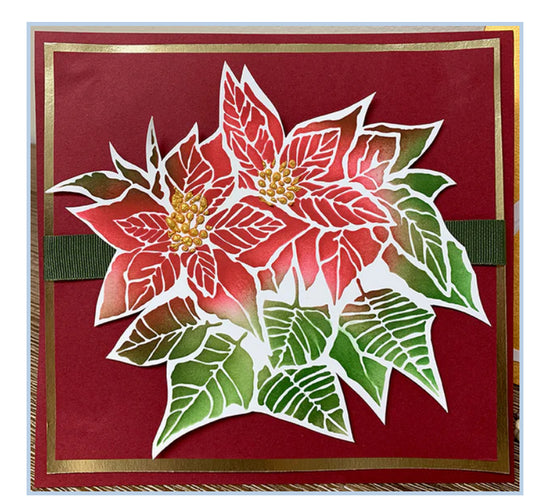 TCW952 Poinsettia Stencil