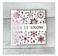 TCW1057 Stencil Snowflake Sparkles