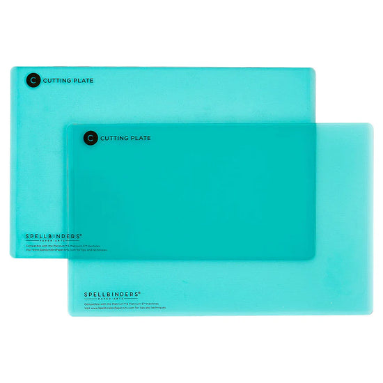 TEAL EXTENDED CUTTING PLATES (C) 2 PACK