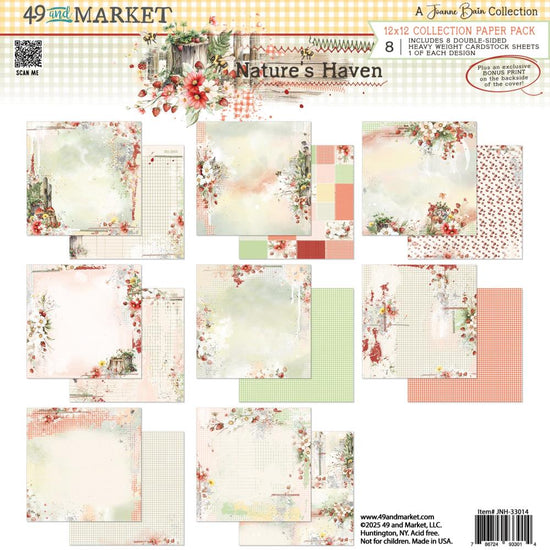 49 And Market Collection Pack 12"X12" Nature’s Haven