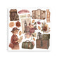 Stamperia Printed Decorative Rub On Kit For Art And Craft 15.5x15.5cm - Our Way