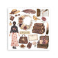Stamperia Printed Decorative Rub On Kit For Art And Craft 15.5x15.5cm - Our Way