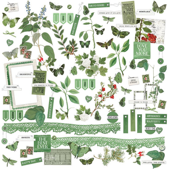 Color Swatch: Willow Laser Cut Outs Elements