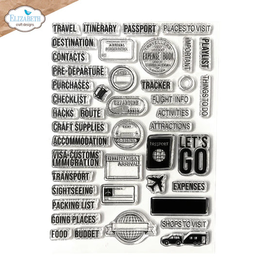 Elizabeth Craft Travel Journal stamp