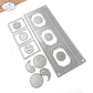 Elizabeth Craft Stamp Photo Frame overlay