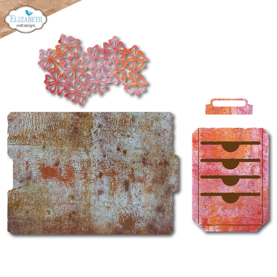 Elizabeth Craft Floral slots file folder