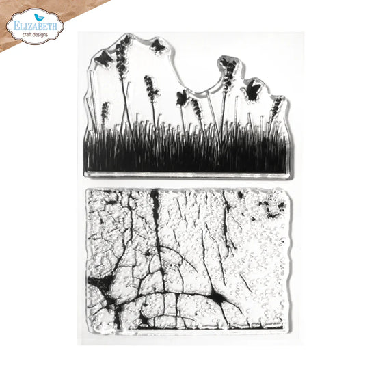 Elizabeth Craft Cracked fields stamp