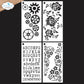 Elizabeth Craft Journal Stencils 8