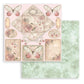 Stamperia Double-Sided Paper Pad 12"X12" 10/Pkg Shabby Rose, 10 Designs/1 Each