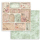 Stamperia Double-Sided Paper Pad 12"X12" 10/Pkg Shabby Rose, 10 Designs/1 Each