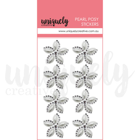 Uniquely Creative PEARL POSY STICKERS - PEARL