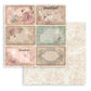 Stamperia Double-Sided paper Pad 8"X8" 10/Pkg Shabby Rose