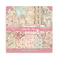 Stamperia Double-Sided paper Pad 8"X8" 10/Pkg Shabby Rose