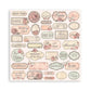 Stamperia Double-Sided paper Pad 8"X8" 10/Pkg Shabby Rose