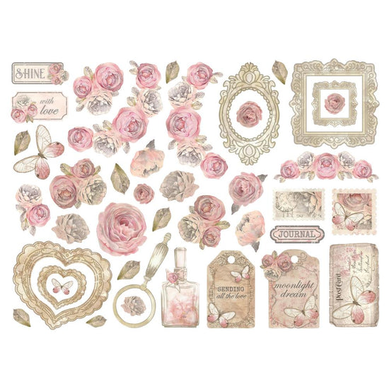 Stamperia Die-Cuts Shabby Rose