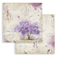 Stamperia Double-Sided Paper Pad 12"X12" 10/Pkg Lavender, 10 Designs/1 Each