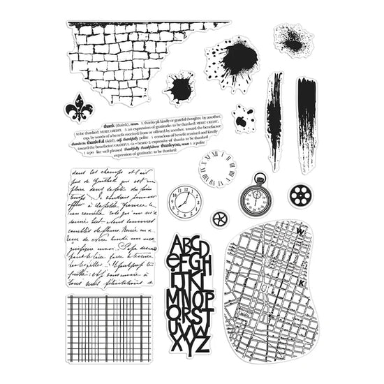 HERO ARTS MIXED TEXTURES CLEAR STAMPS