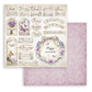 Stamperia Double-Sided Paper Pad 12"X12" 10/Pkg Lavender, 10 Designs/1 Each