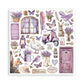 Stamperia Double-Sided Paper Pad 12"X12" 10/Pkg Lavender, 10 Designs/1 Each