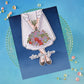 HERO ARTS SUMMER BOUQUET STAMP & CUT SET FROM THE SEASIDE BLOOMS COLLECTION
