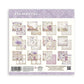 Stamperia Double-Sided Paper Pad 8"X8" 10/Pkg Lavender, 10 Designs/1 Each