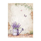 Stamperia Assorted Rice Paper Backgrounds A6 8/Sheets Lavender