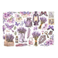 Stamperia Cardstock Ephemera Adhesive Paper Cut Outs Lavender