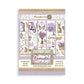 Stamperia A5 Washi Pad 8/Pkg Lavender