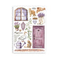 Stamperia A5 Washi Pad 8/Pkg Lavender