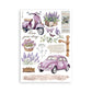 Stamperia A5 Washi Pad 8/Pkg Lavender