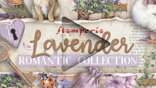 Stamperia Lavender colección completa (19 productos)