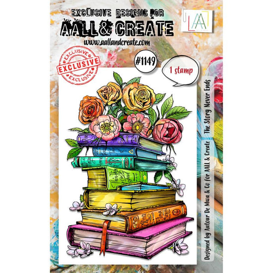 AALL And Create A7 Photopolymer Clear Stamp Set The Story Never Ends