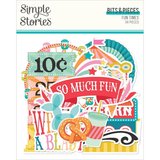 Simple Stories Fun Times Bits & Pieces Die-Cuts Elements