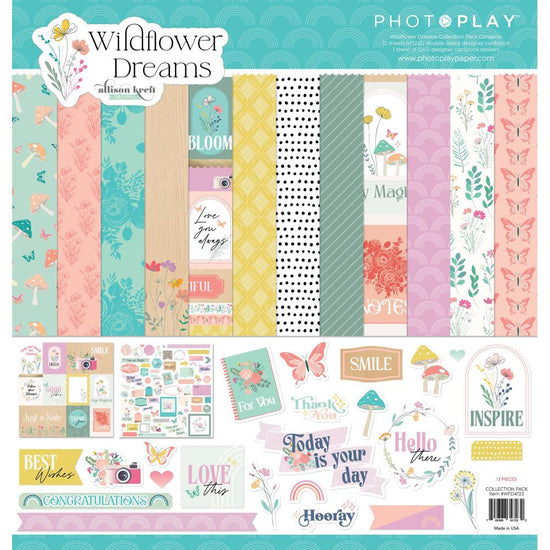 PhotoPlay Collection Pack 12"X12" Wildflower Dreams