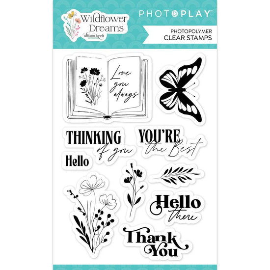 PhotoPlay PhotoPlay Photopolymer Clear Stamps Wildflower Dreams