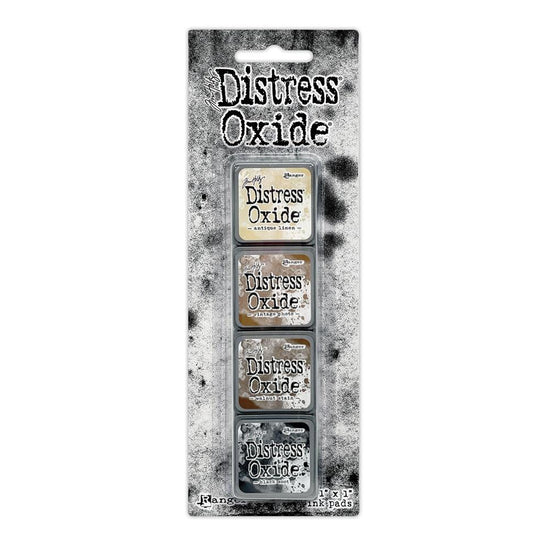 Tim Holtz Distress Mini Oxide Ink Pads 4/Pkg Kit 