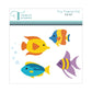Trinity Stamp Tiny Tropical Fish Die Set