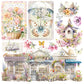 Vellum Flower Shop Fussy Cut 6"x6" 6/Pkg